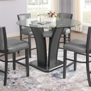 5PC CAMELIA COUNTER HEIGHT DINING SET