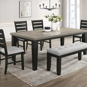 5PC BARDSTOWN LIGHT GREY DINING SET