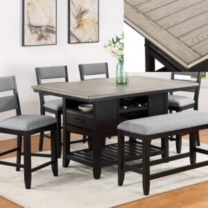 5PC FREY COUNTER HEIGHT DINING SET