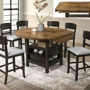 5PC OAKLY COUNTER HEIGHT DINING SET