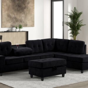 HH-40Heights Reversible Sectional + Ottoman