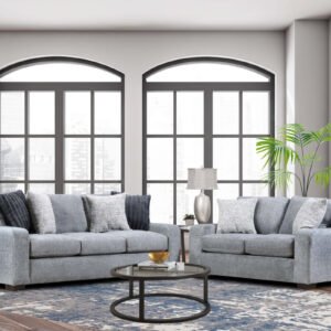 HH-4003 Downy Gray - 2PC Sofa, Loveseat