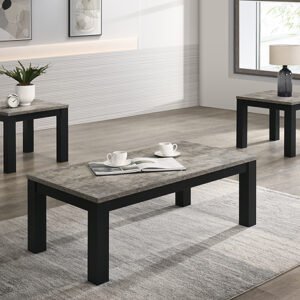 4168SET-CC THEO 3-PK COCKTAIL SET-CONCRETE