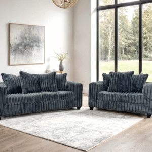 510 Charcoal - Sofa & Loveseat Set