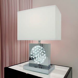 6289T-CR TABLE LAMP CHROME-LED ACCENT