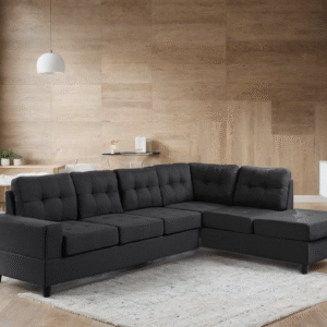 HH-James Black Reversible Sectional