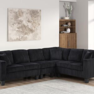 HH-Logan2 Onyx - Reversible Sectional