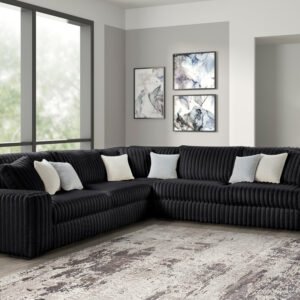 HH-MARSHMALLOW Black OVERSIZED Sectional
