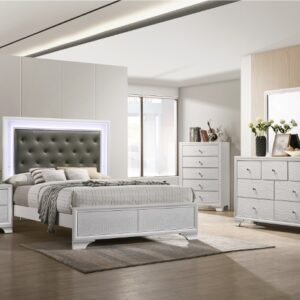 B4310 LYSSA BEDROOM FROST SET