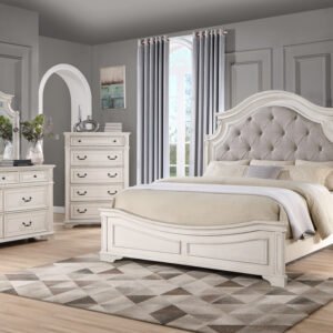 B6000 - Queen/King Bedroom Set (Free chest )