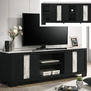 B6835-99 RANGLEY TV STAND - BLACK