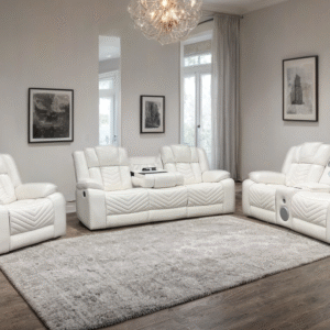 Ace White - 3PC Reclining Set