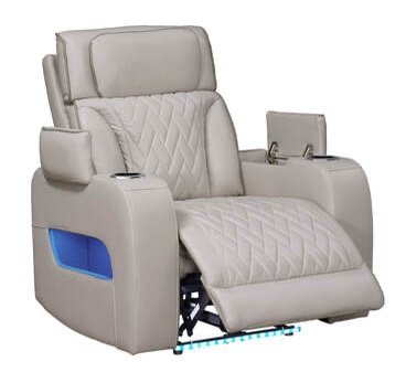 DUBAI 3PC Sand Power Reclining Set - Image 6
