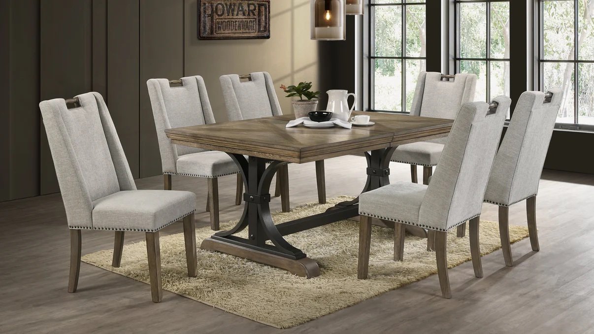 D5088 Gaby 7Pc Dining Room set