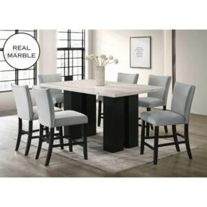 7Pc Dining Room Set - D1236 Valentino (Grey)