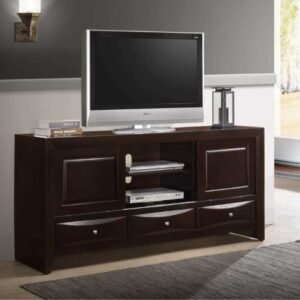 B4260-7 EMILY TV STAND DARK CHERRY