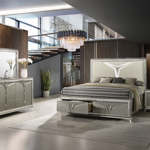 Master Queen/King Bedroom Set -(Free Chest)