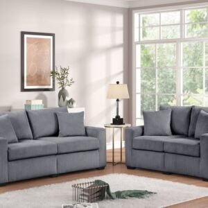 HH1124 2PC Living Room Set (Grey)