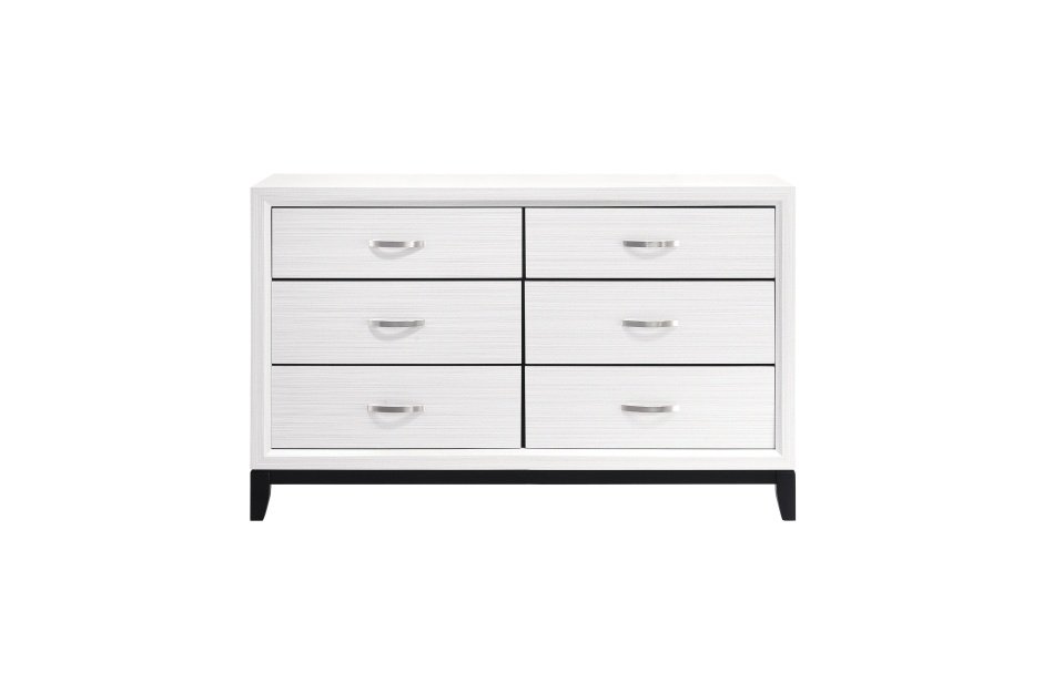 1645WHT 4PC Davi Twin Bedroom Set - Image 2