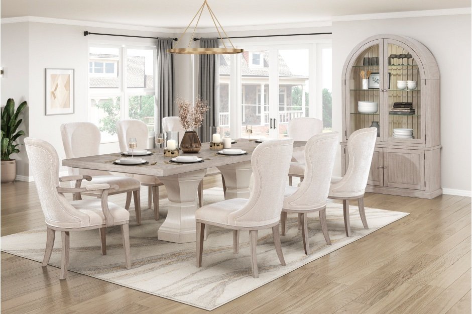 9Pc Dining Room Set -Lofton