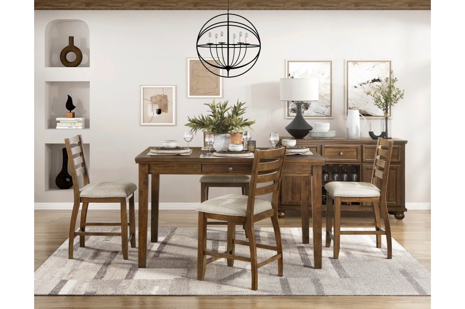 5761-36 Counter Height Dining Room Set - Tigard