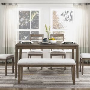 6Pc Emilia Dining Room Set
