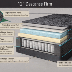 12” Descanse Firm Mattress