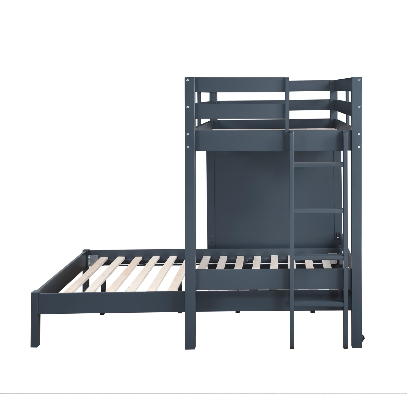 B2024BULTF-1* Twin/Full Loft Bunk Bed with Chest and Hidden Desk - Image 8