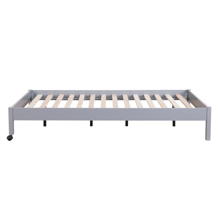 B2024GYLTF-1* Twin/Full Loft Bunk Bed with Chest and Hidden Desk - Image 2