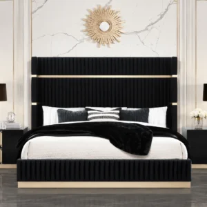B7550 Evon Bed (Black)