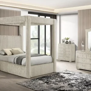 B9013 Atlam Henley KING Bedroom Set (Cream)