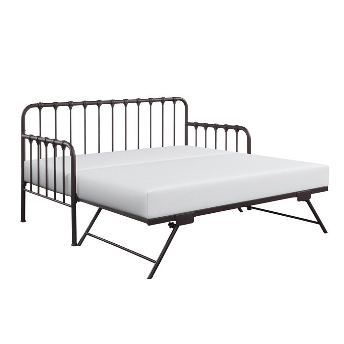 4983DZ-NT - Black Daybed with Lift-up Trundle - Image 4
