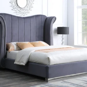 B400 Luna Bed (Grey) 66"H